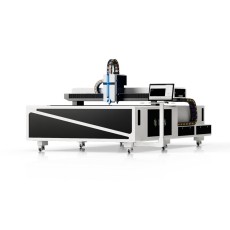 Two in one fiber and CO2 laser cutter for metal&nonmetal